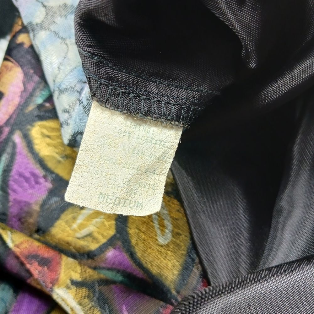 Danielle B. Vintage 1980's Women's Medium Geo Floral Printed Jacket. Lined.... - Picture 10 of 15
